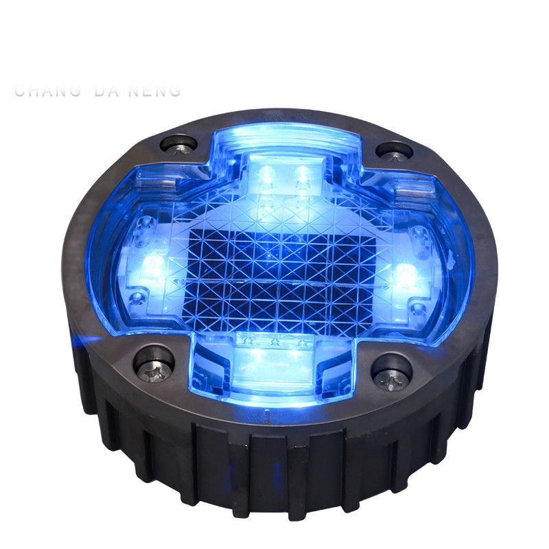 IP68 กันน้ำ Solar Cat ไฟตาถนน Studs 1200mah Deck Rail Lights สำหรับ Outdoor