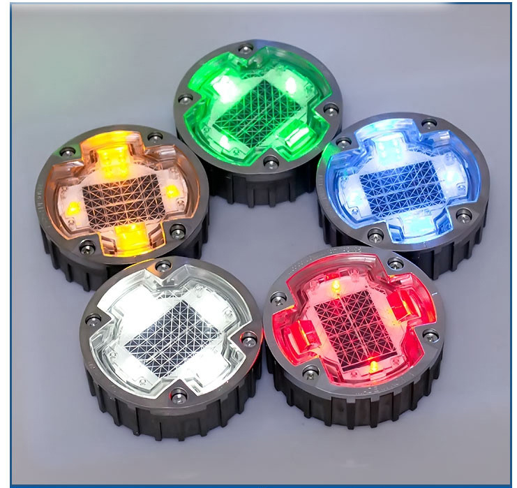 IP68 กันน้ำ Solar Cat ไฟตาถนน Studs 1200mah Deck Rail Lights สำหรับ Outdoor