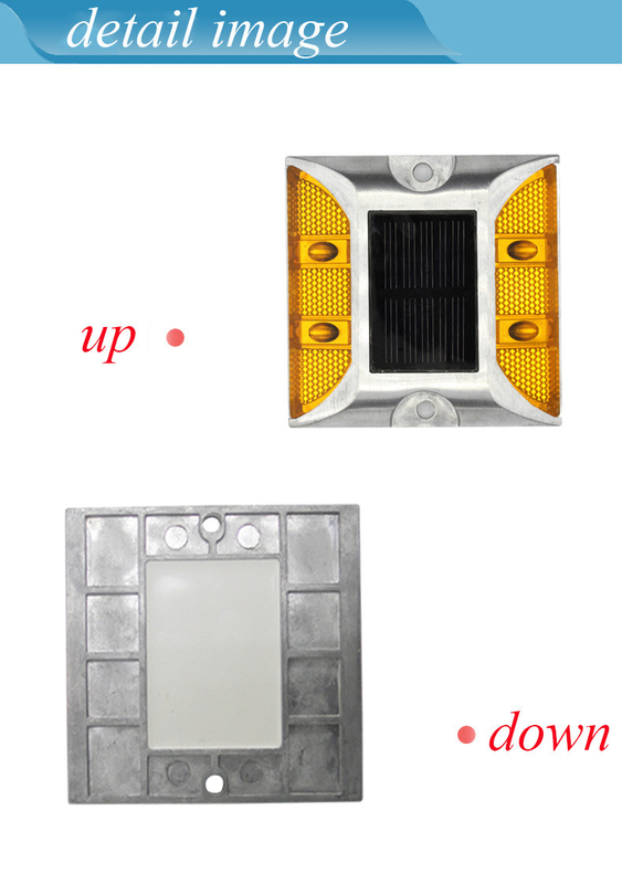 ไฟสัญญาณอลูมิเนียม LED พลังงานแสงอาทิตย์สองสีสีแดง/ไฟกระบองจราจร
