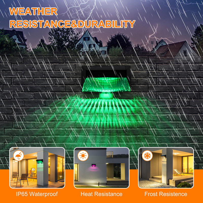 ไฟสวนพลังงานแสงอาทิตย์แบบ Ultra Bright LED ABS Body IP65 Long Work Life