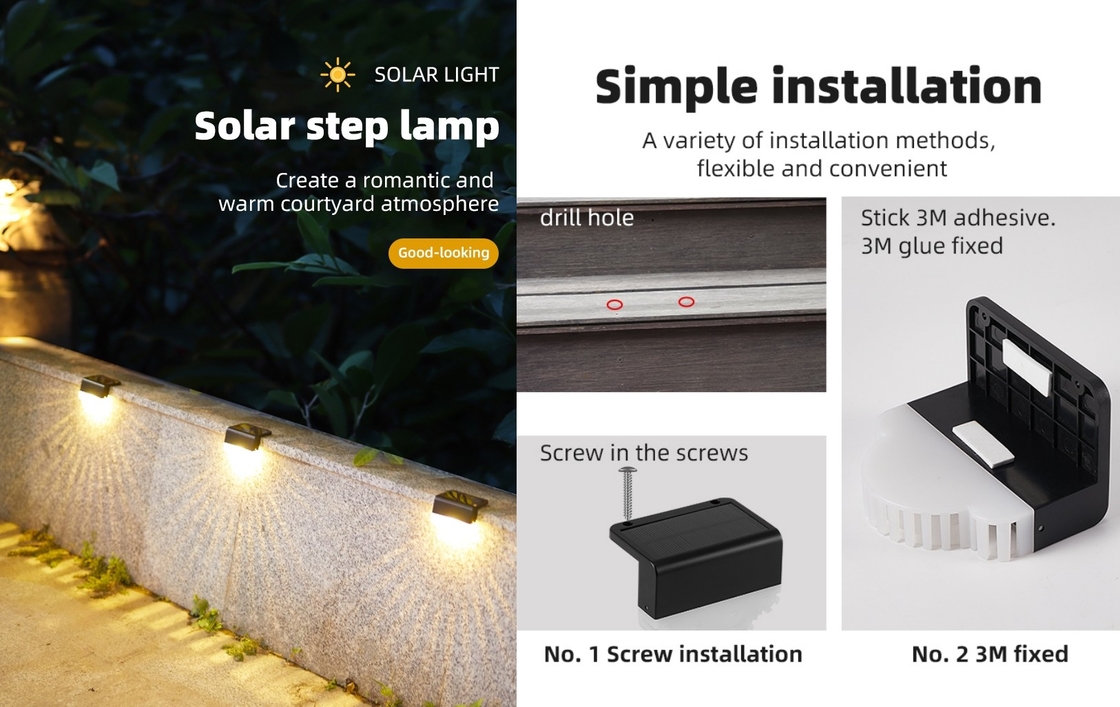 เอฟเฟกต์แสงเส้นประดับไฟรั้วพลังงานแสงอาทิตย์ไฟรั้วกลางแจ้งไฟสวน LED