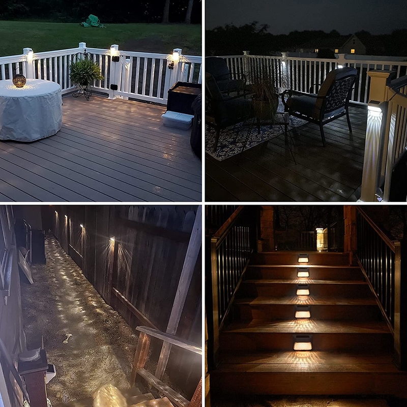 ไฟสนาม LED ตกแต่งพลังงานแสงอาทิตย์ไฟ LED แนวนอนสำหรับผนัง / บันได / รั้ว