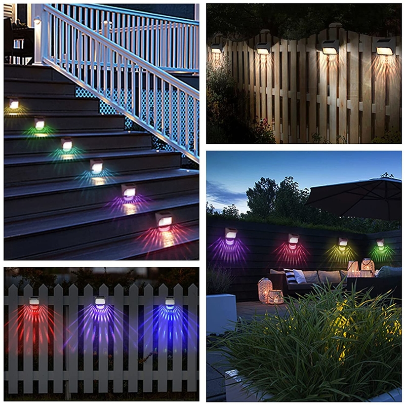 ไฟสนาม LED ตกแต่งพลังงานแสงอาทิตย์ไฟ LED แนวนอนสำหรับผนัง / บันได / รั้ว
