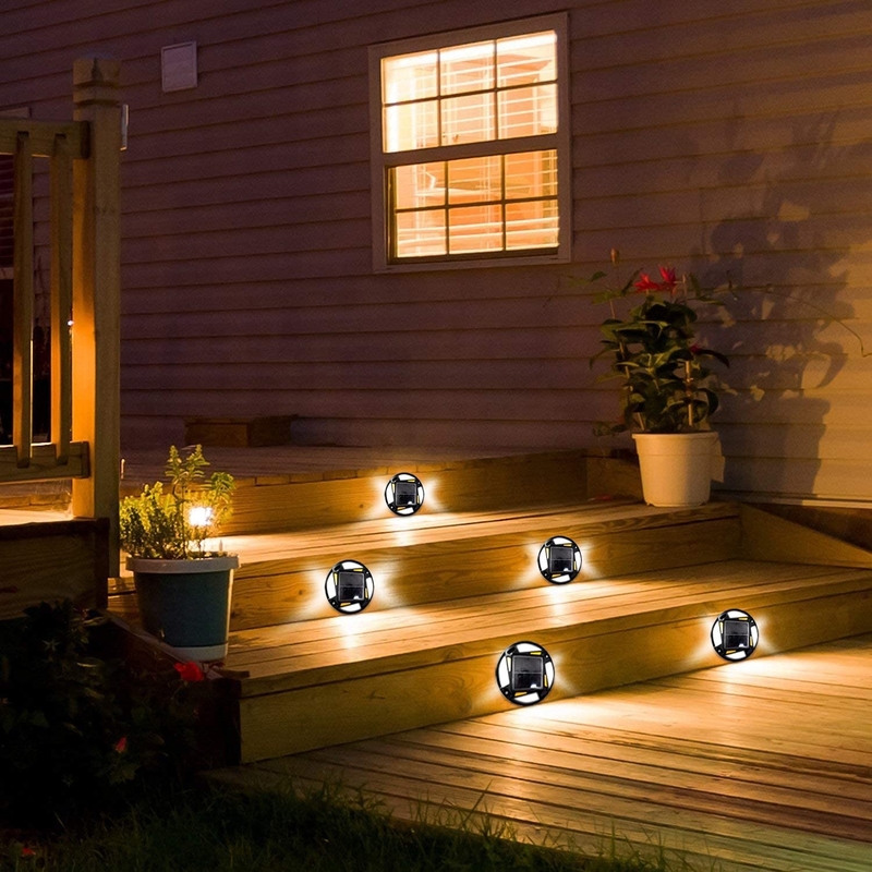 แท่นวาง LED พลังงานแสงอาทิตย์อลูมิเนียมไฟเครื่องหมายถนนไร้สายสำหรับทางเท้าขั้นบันได