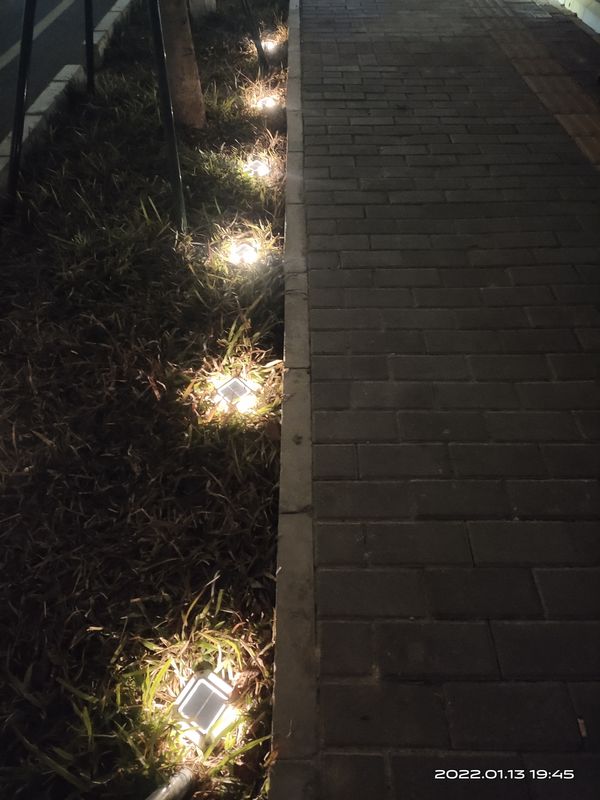 Square Bright Solar Powered Dock Light 1.2V Outdoor Marine Deck Driveway 1200MAH