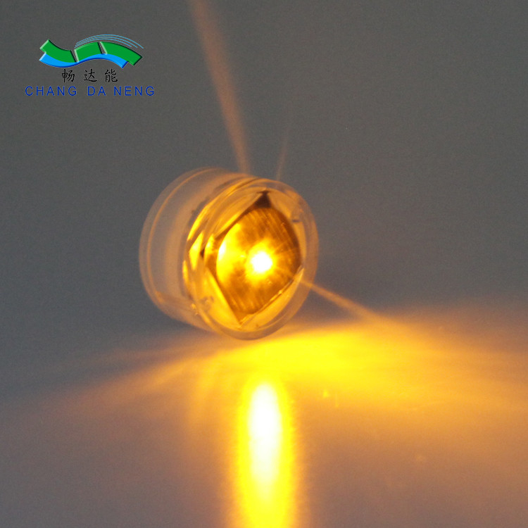 เทมเปอร์กลาสพลังงานแสงอาทิตย์ LED Cat Eye Light 40MA เครื่องหมายทางเท้ากระพริบ