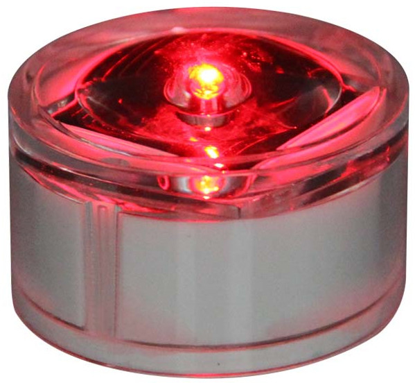เทมเปอร์กลาสพลังงานแสงอาทิตย์ LED Cat Eye Light 40MA เครื่องหมายทางเท้ากระพริบ