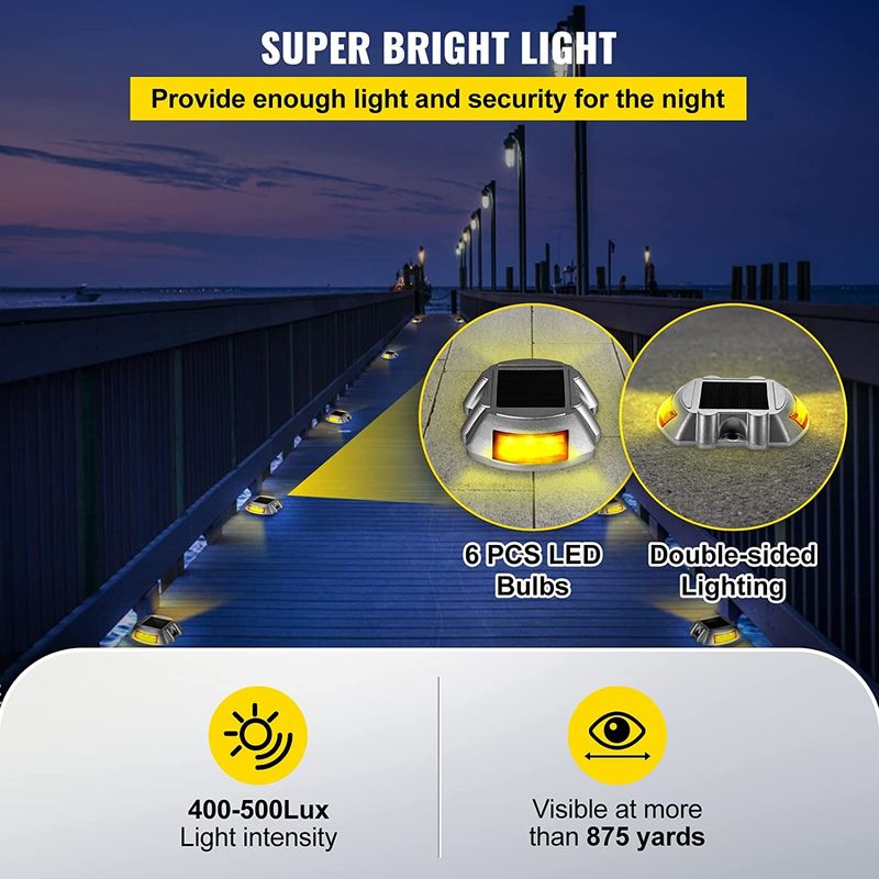 ความสว่างสูงกว่า Solar Deck Light LED Step Stair Auto Sensor 107*95*23mm