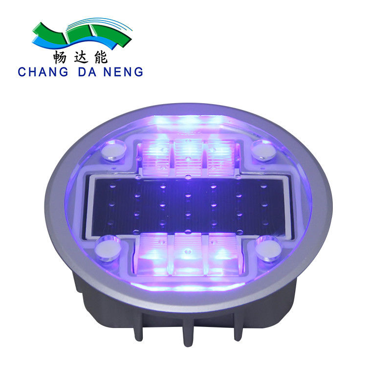 การซิงโครไนซ์ GPS Solar Road Studs IP67 Cat Eye Reflector โคมไฟตั้งพื้น Deck Stair LED