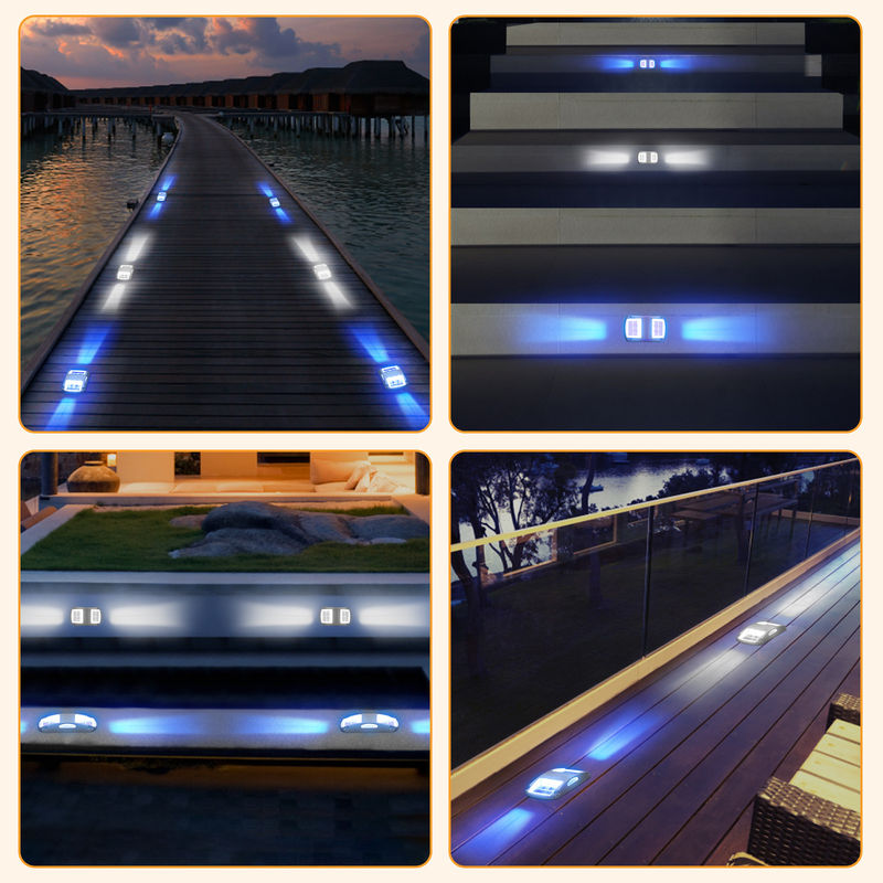 อลูมิเนียมนอก Shell มินิ โซลารี ดิคไฟไร้สายสําหรับสวน Path Way Light