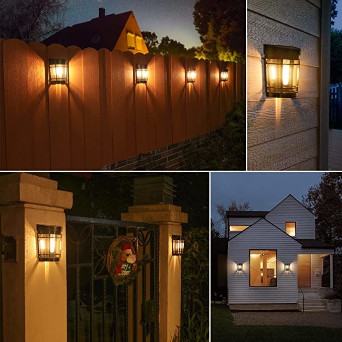 IP65 กันน้ําภายนอก ไฟแสงแสงอาทิตย์ LED สวน ไฟแสงแสงอาทิตย์