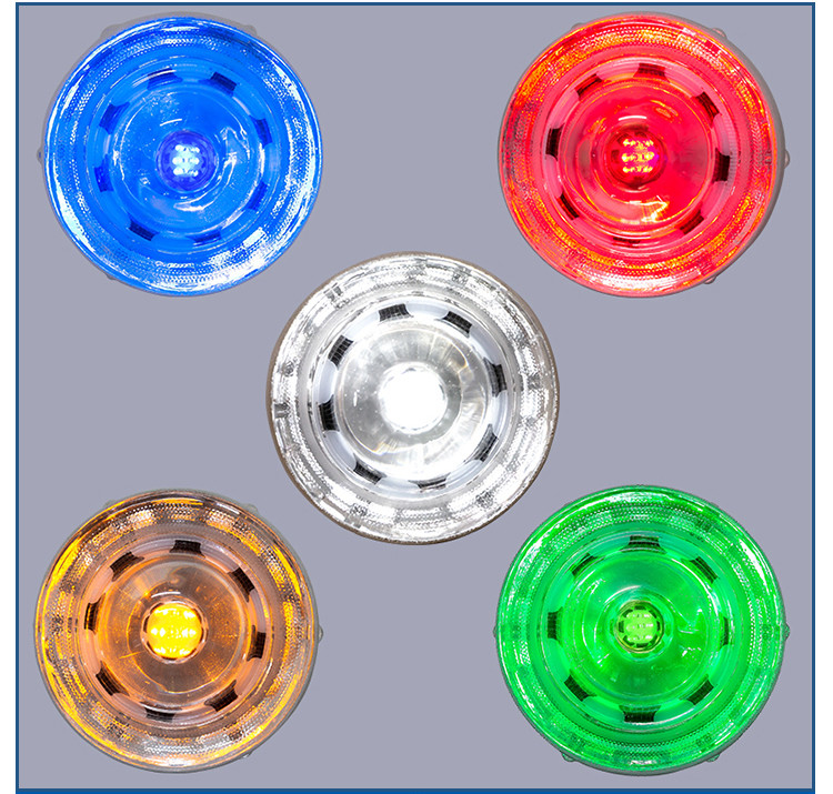 กันน้ําตาแมว การจราจร Strobe ไฟสว่าง Led Outdoor Road Stud ดวงอาทิตย์ความปลอดภัย Pathway ไฟฉาย