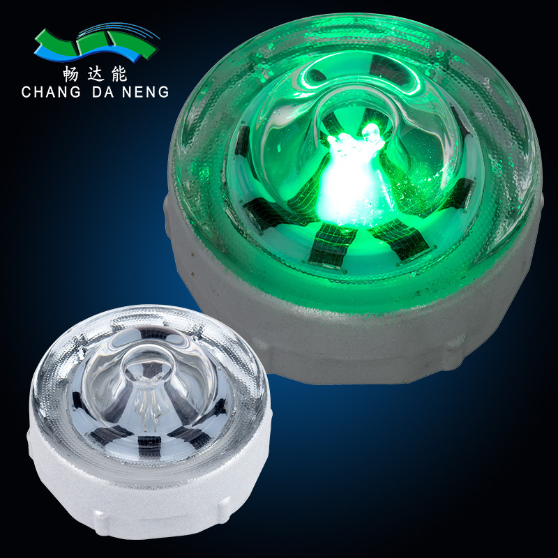 กันน้ําตาแมว การจราจร Strobe ไฟสว่าง Led Outdoor Road Stud ดวงอาทิตย์ความปลอดภัย Pathway ไฟฉาย