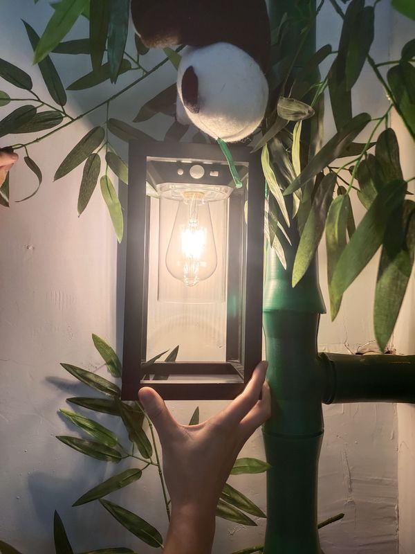 ไฟรังแสงอาทิตย์กลางแจ้ง ตกแต่งสวนระเบียง ติดไฟผนังกลางแจ้ง