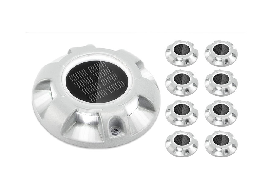 การเตือนภายนอก LED โซลารี ดอคแสง 165g สําหรับทางเท้า สวนทางเดิน สวน โซลารี step lamps