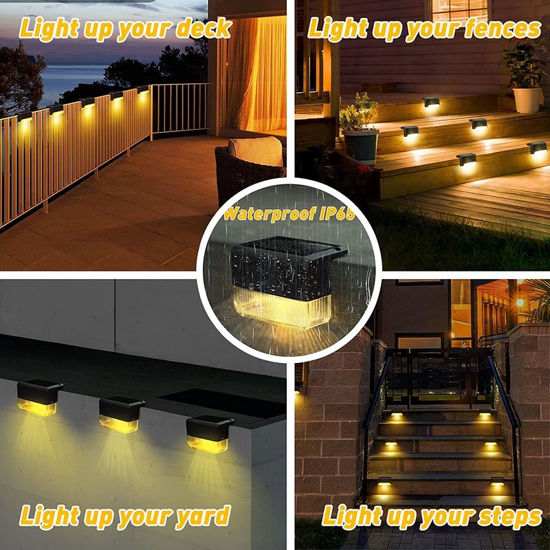 IP67 กันน้ําแสงอาทิตย์ LED Dock ไฟ LED Deck Lamp สําหรับขั้นตอนทางเท้าบันได สวนพื้นที่ทางเดิน