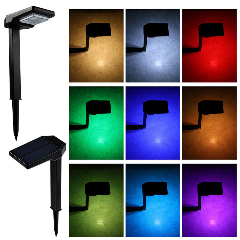 โหมดแสงคงที่ / หายใจ ไฟสวนแสงอาทิตย์กลางแจ้งสําหรับ 4-6 ชั่วโมง