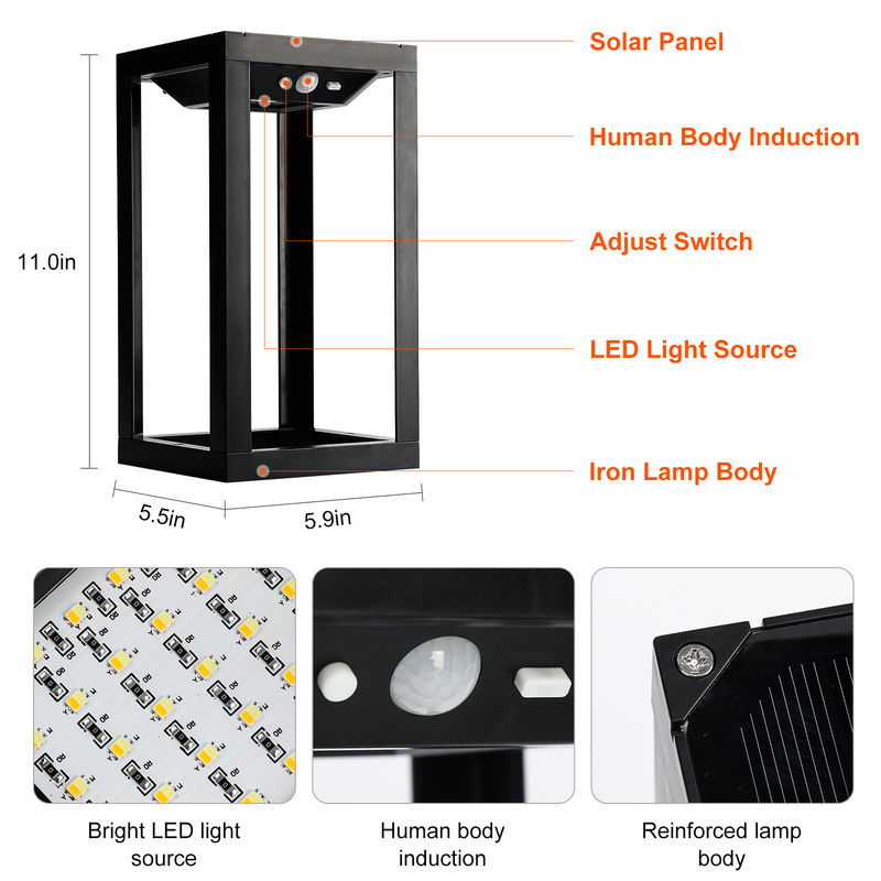 ไฟประดับสีขาวอบอุ่นที่ใช้พลังแสงอาทิตย์เพื่อแสงสว่างภายนอก