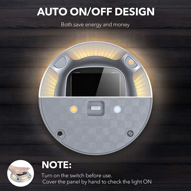 20 ลูเมน แสงดักแสงแสงอาทิตย์ 150 กรัม น้ําหนัก IP68 กันน้ํา ติดตั้งสกรู แสงแหล่งแสง LED