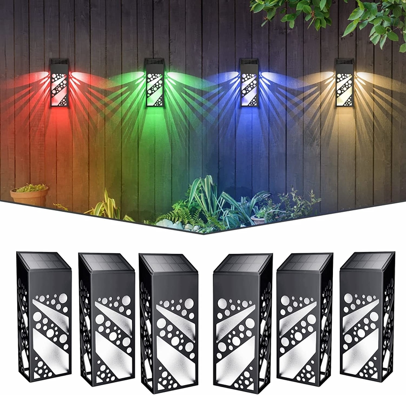 IP 68 กันน้ําแสงอาทิตย์ LED แสงระเบียงภายนอก ประดับแสงอาทิตย์ step dock Lamp สําหรับ patio yard