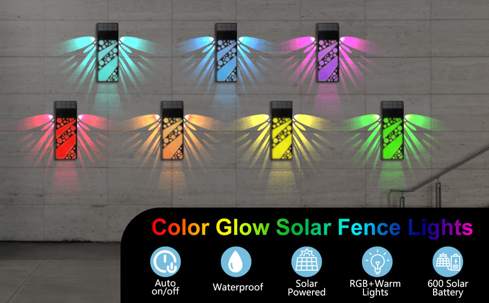 IP 68 กันน้ําแสงอาทิตย์ LED แสงระเบียงภายนอก ประดับแสงอาทิตย์ step dock Lamp สําหรับ patio yard