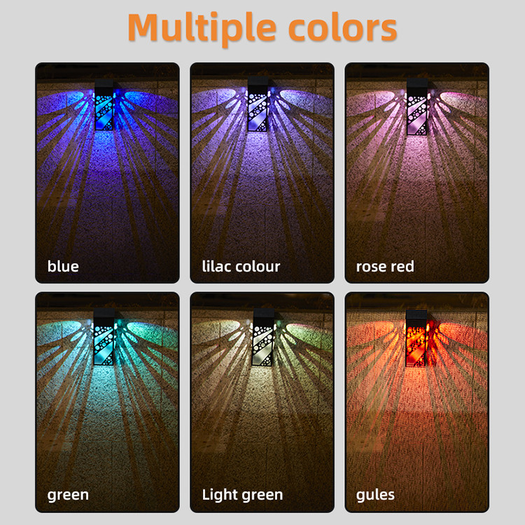 IP 68 กันน้ําแสงอาทิตย์ LED แสงระเบียงภายนอก ประดับแสงอาทิตย์ step dock Lamp สําหรับ patio yard