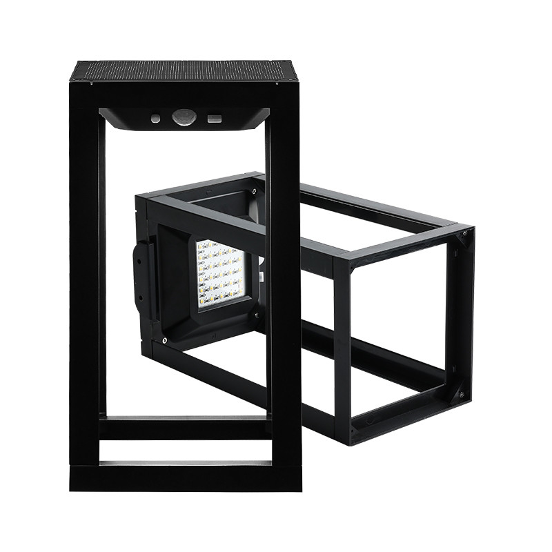 เซนเซอร์การเคลื่อนไหวภายนอกแสงแสงอาทิตย์ผนังแสงแสงอาทิตย์สวนสําหรับ Yard Fence Patio