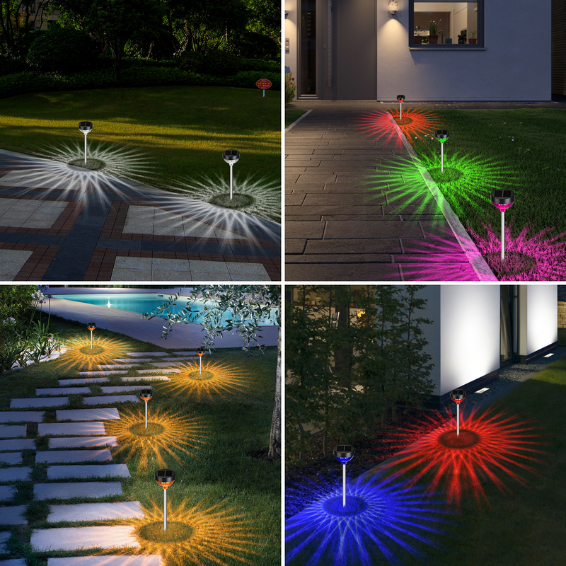 ไฟสวนพลังแสงอาทิตย์ IP65 กันน้ํา 20 ชั่วโมง เวลาทํางาน ไฟสวน LED นอก