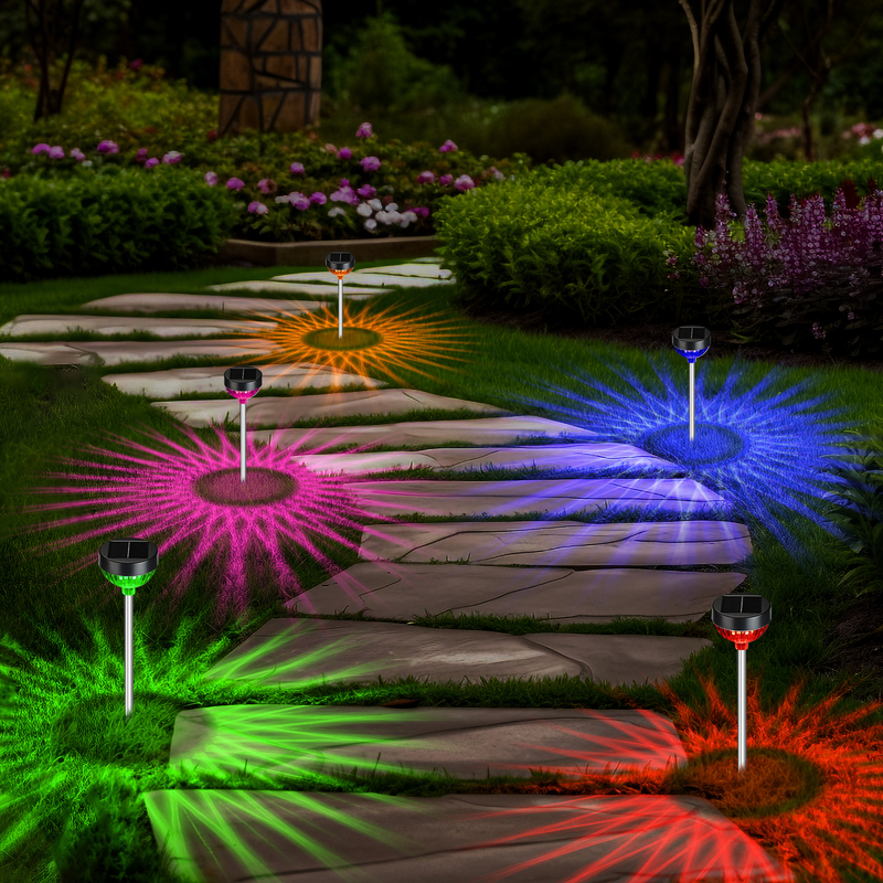 ไฟสวนพลังแสงอาทิตย์ IP65 กันน้ํา 20 ชั่วโมง เวลาทํางาน ไฟสวน LED นอก