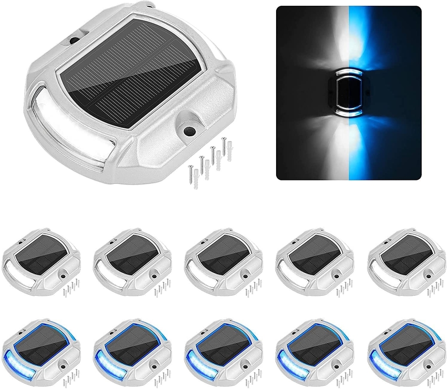 อลูมิเนียม LED โซลาร์ ดอก ไฟ S IP68 กันน้ํา แก้ไขการติดตั้งสกรูสําหรับท่าเรือ