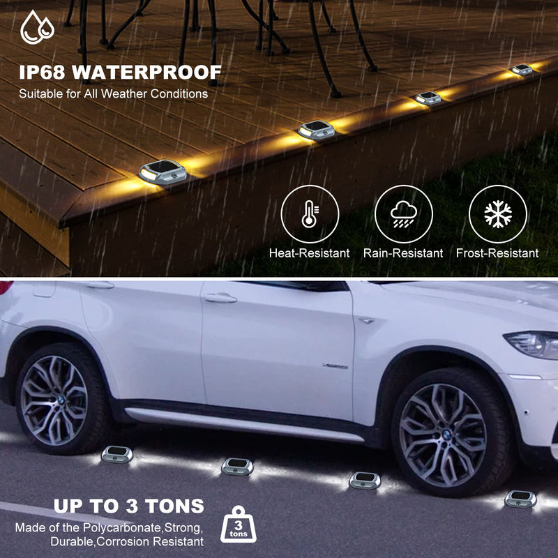 IP68 กันน้ําแสงแสงอาทิตย์ LED ขายร้อน Mazon Kit กับ 4 ไฟ 2V แหล่งพลังงานแสงอาทิตย์ 140g น้ําหนัก