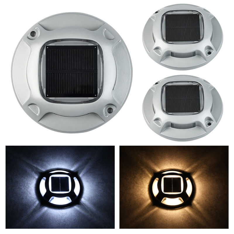 ประหยัดพลังงาน โซลาร์ เด็ค ไลท์ อลูมิเนียม วัสดุ PC สีขาว 20 ชั่วโมง เวลาทํางาน