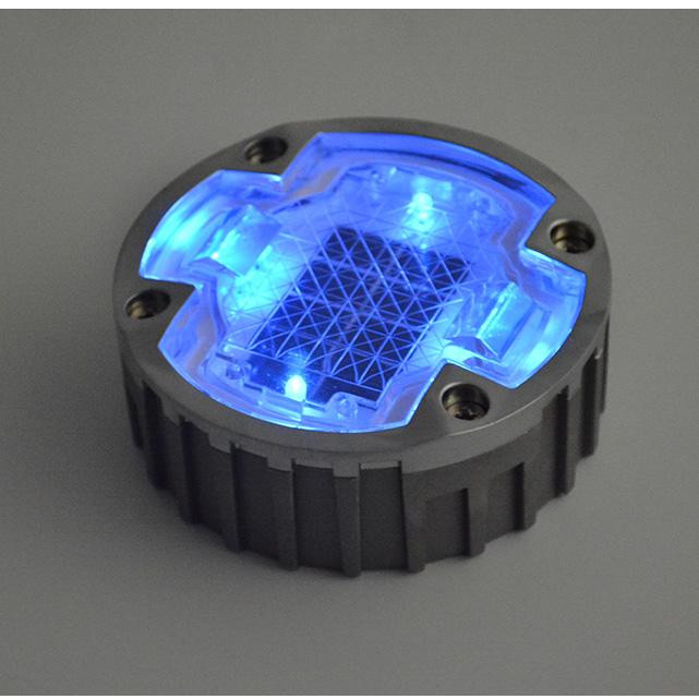 6 ชิ้น LED จํานวน ดวงอาทิตย์ LED Road Studs กับอายุการใช้งาน 3 ปีและแบตเตอรี่ Ni-Mh