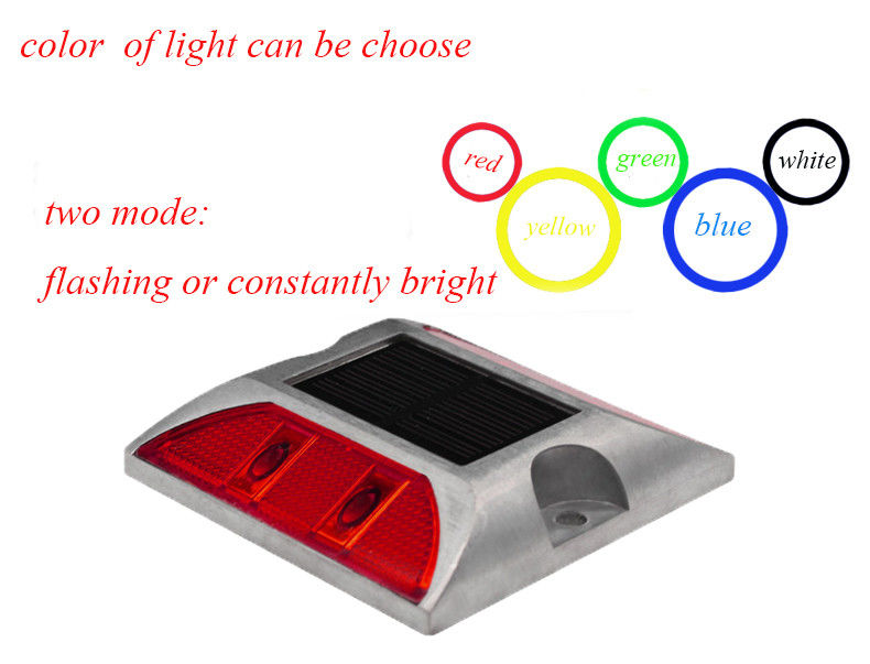 แสงสะท้อนแสงแสงอาทิตย์ LED Road Marker Light Stud Lamp แสงสะท้อนแสงแสงอาทิตย์