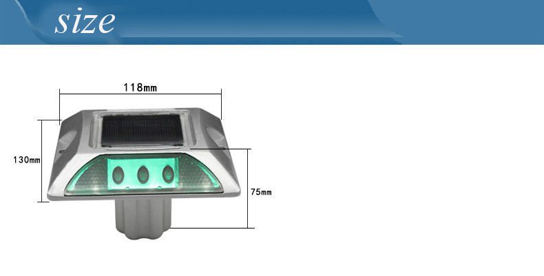 สีขาว/สีเหลือง/สีแดง/สีบูเล่/สีเขียว เครื่องสัญลักษณ์ทางที่ใช้พลังแสงอาทิตย์สําหรับอุณหภูมิสุดขั้ว