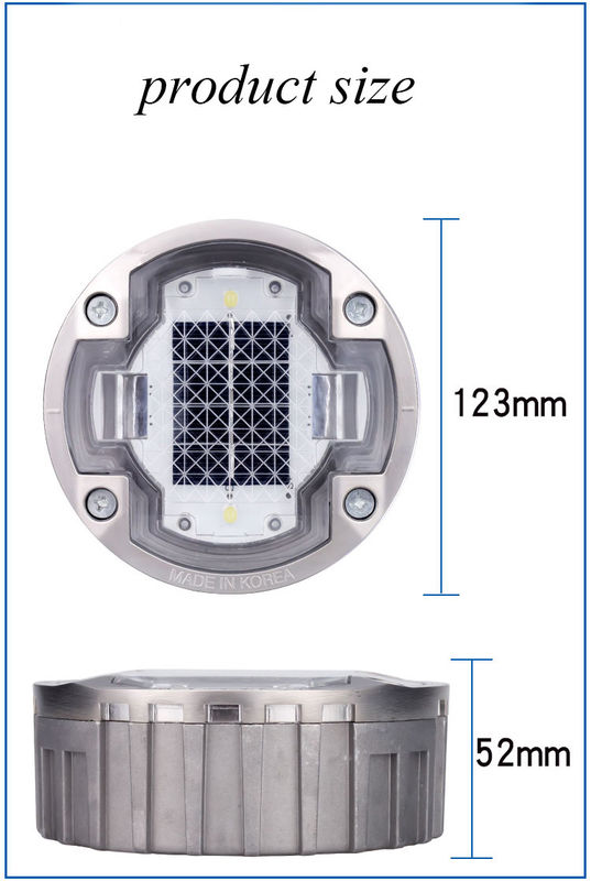 Ni-Mh แบตเตอรี่พลังงานแสงอาทิตย์ LED Stud สําหรับการมองเห็นทางที่ดีที่สุดและการทํางาน