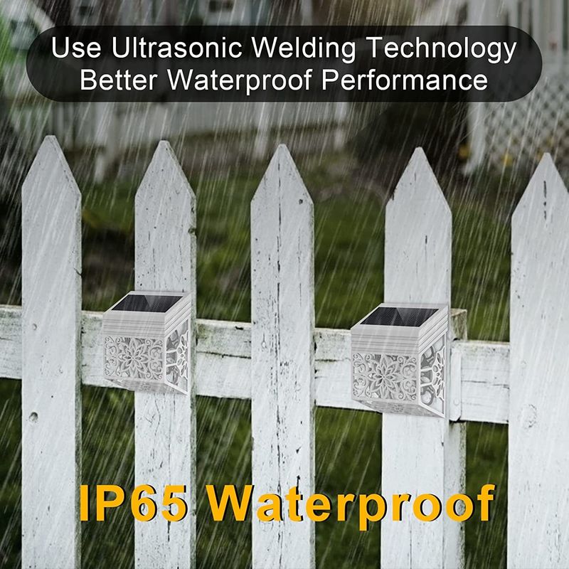 ไฟสวน LED ที่ใช้พลังแสงอาทิตย์ พร้อมแผ่นซิลิคอนโมโนคริสตัลในสีขาวอบอุ่น / เย็น / RGB
