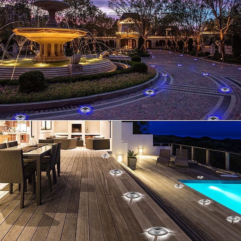 แสงดักโซลาร์กันน้ํา IP67 LED แสงดักโซลาร์ภายในบ้านสําหรับการส่องแสงภายนอก