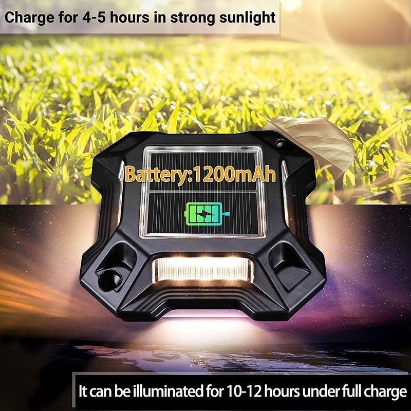 หลอดแสงแสงแสงอาทิตย์สีขาว/เย็น ที่ใช้พลังงานจากแบตเตอรี่ Ni-Mh 1.2V/600MAH