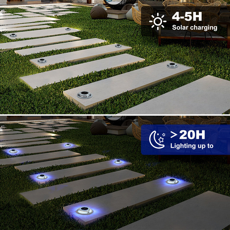 2V LED Solar Dock Light อลูมิเนียม PC สกรูติดตั้งเลเยอร์ 3t 115*22.5MM