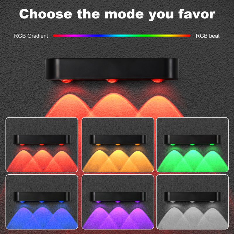 แหล่งแสง LED แสงแสงผนังแสงอาทิตย์ภายนอก สําหรับสวน / สวน / ลาน / รั้ว / การออกแบบภูมิทัศน์