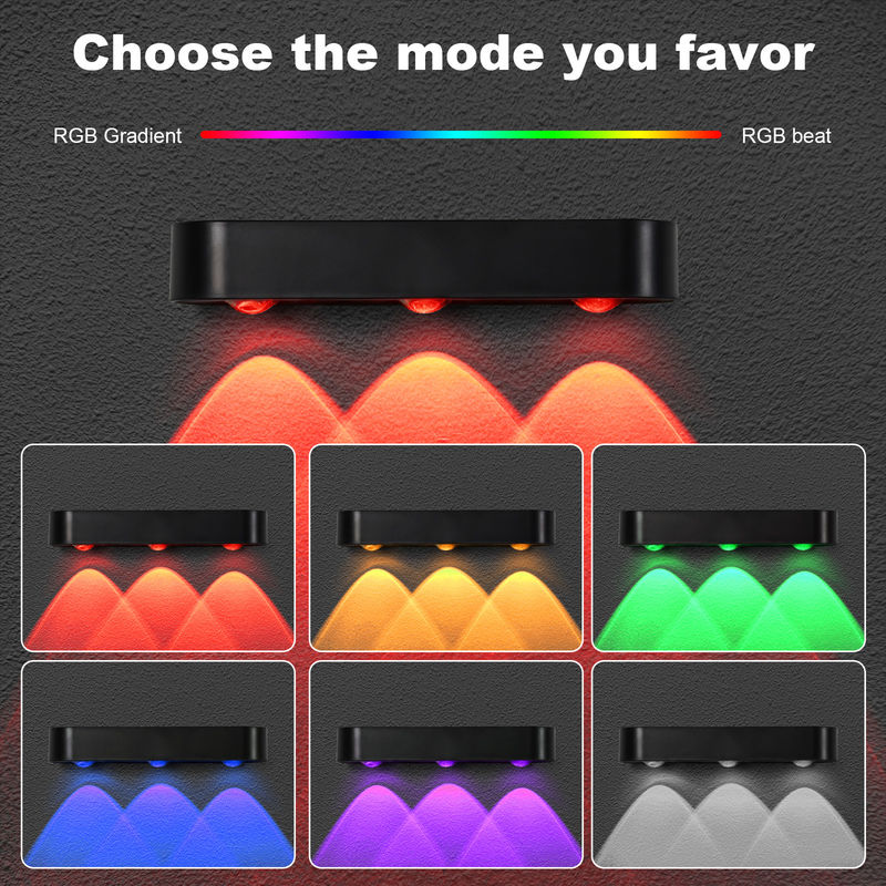 สภาพสว่างและหายใจแบบ RGB อย่างต่อเนื่อง LED แสงแสงแสงอาทิตย์ด้านนอก IP65 กันน้ํา