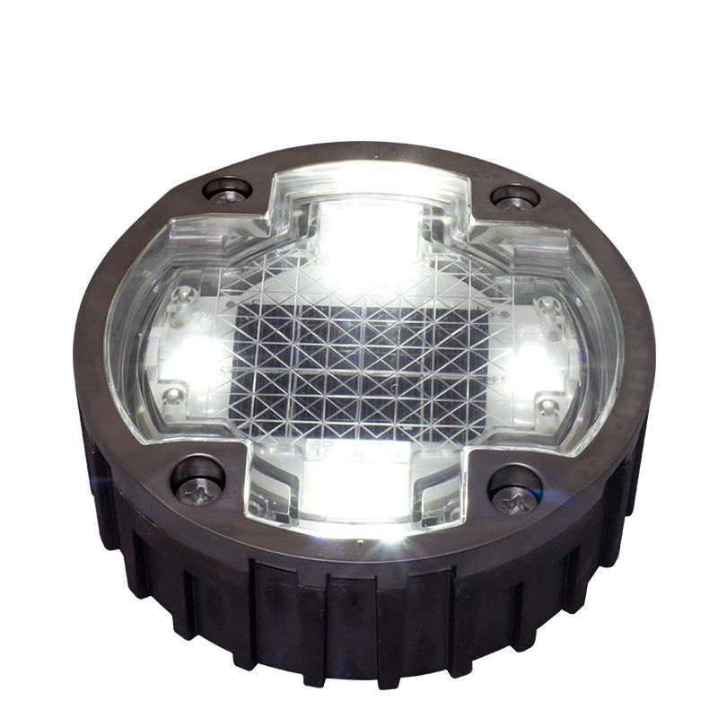 อัลลูมิเนียมสับสนธิ ดวงอาทิตย์ถนน studs กับ LED Light แบตเตอรี่ชาร์จใหม่ 1.2V / 600mAh MSDS