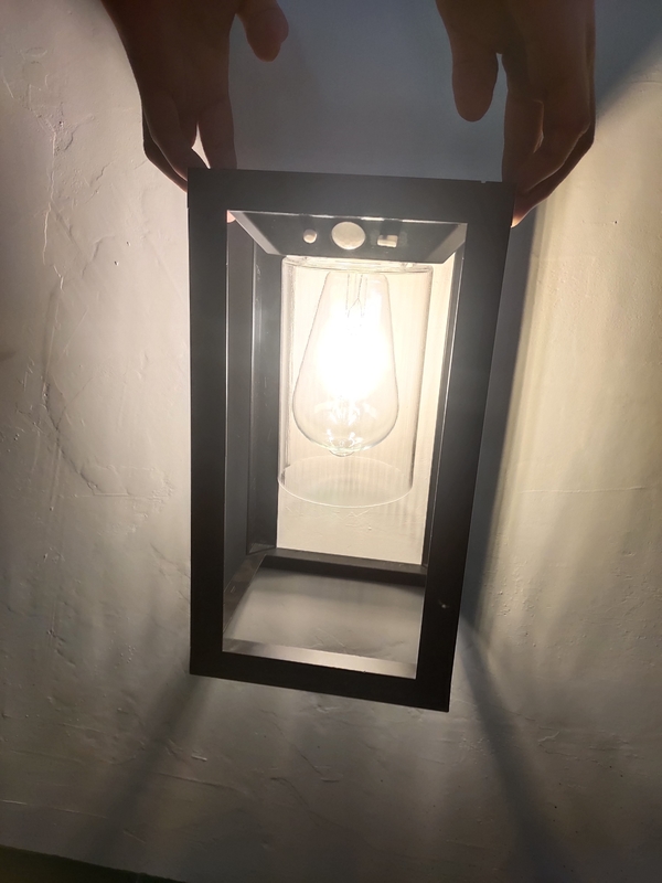 เครื่องตรวจจับการเคลื่อนไหว แสงแสงแสงแสงแสงแสงแสงกลางแจ้ง IP65 Sconce Wall Lantern Lamp สําหรับประตูหน้าบ้าน