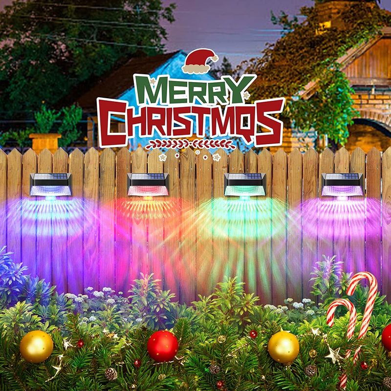 ภายนอก กันน้ํา แสงผนัง Deck LED แสงแสงแสงอาทิตย์ แสงผนัง สําหรับสวน รั้ว