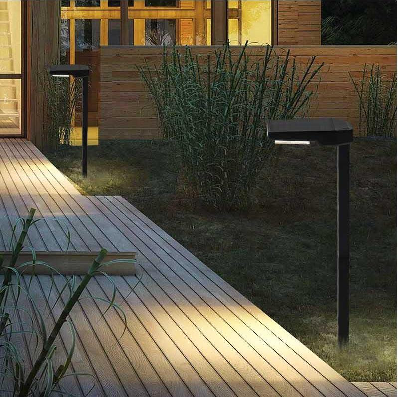 แรงพลังงานแสงอาทิตย์ 6 ลูก LED เส้นทางภูมิทัศน์ ไฟอัตโนมัติเปิด / ปิด 6 ชิ้น ลูก
