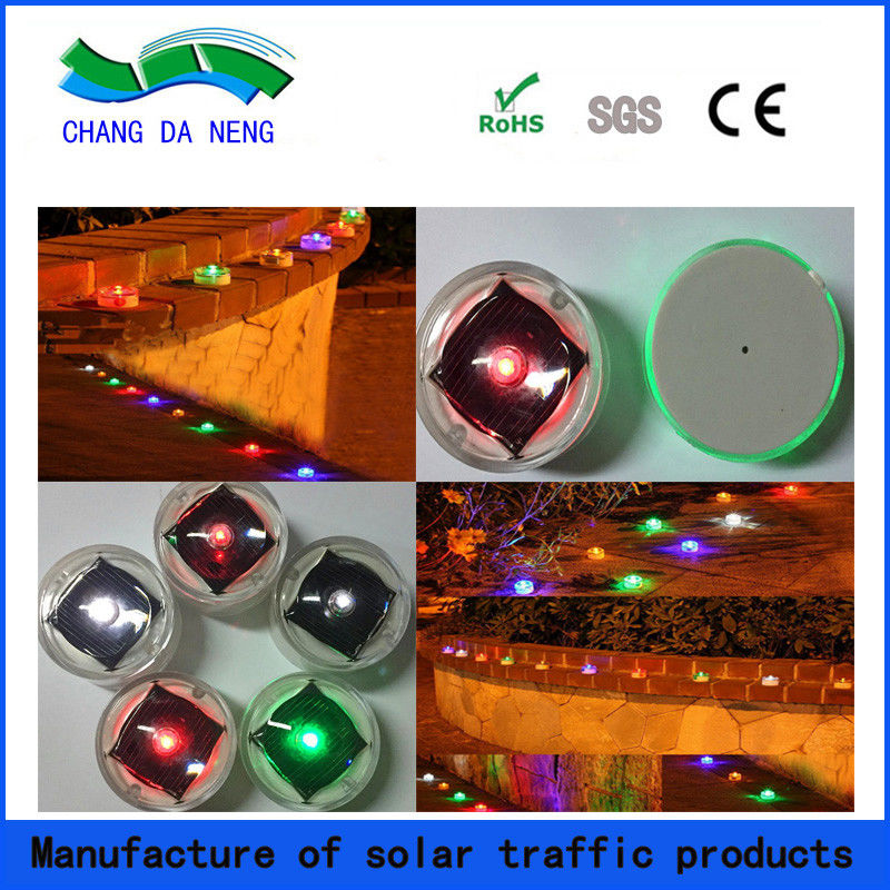 อลูมิเนียมใต้ดิน ดวงอาทิตย์ทาง studs กลมฝัง LED Beacon แสงการแสดงทาง