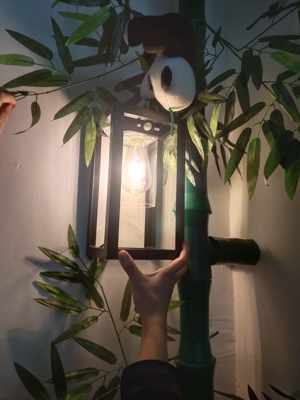 ไฟกลางแจ้งที่ทันสมัย IP65 กันน้ํา 5CCT ปรับผนัง Sconce ปรับความมืด Led Wall Lamp สําหรับสวน