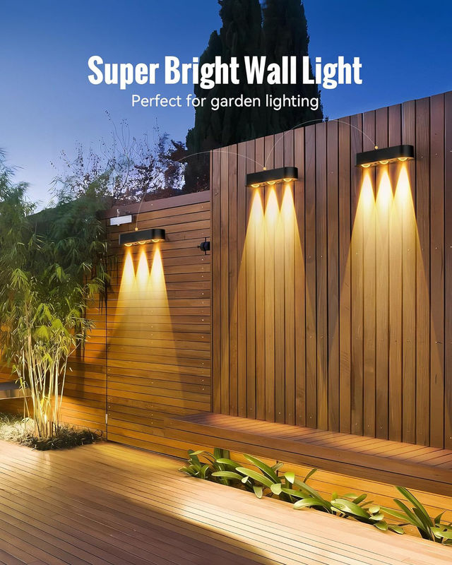 แสงดวงอาทิตย์ติดผนัง มีเวลาการทํางาน 20 ชั่วโมง และการจัดอันดับกันน้ํา IP68