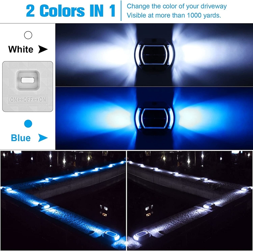 อลูมิเนียม IP68 กันน้ํา ไฟแสงอาทิตย์ ไฟดักสําหรับบันไดภายนอก